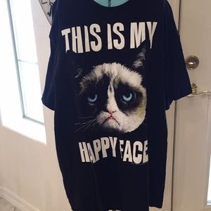 NWOT Grumpy Cat Shirt Sz XL